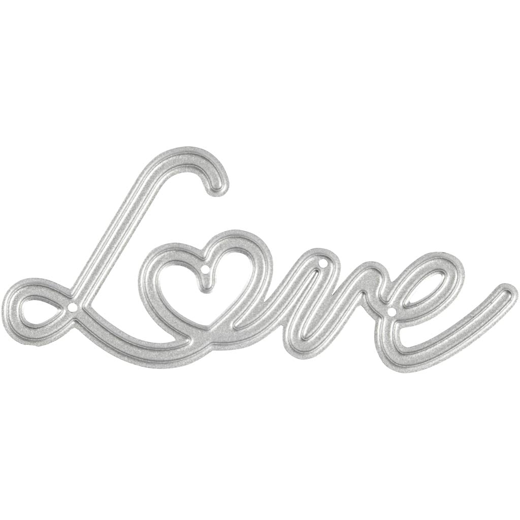 Fustella Creativ Company, amore, dimensioni 69x30,5 mm, 1 pezzo