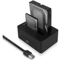 Acto 2.5 y 3.5 pulgadas Dock SATA DUAL DISK Dock USB 3.2 Gen1