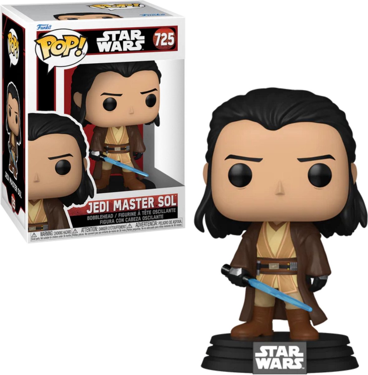 Funko Star Wars The Acolyte - Jedi Master Sol Figura in vinile 725 Pop! multicolore