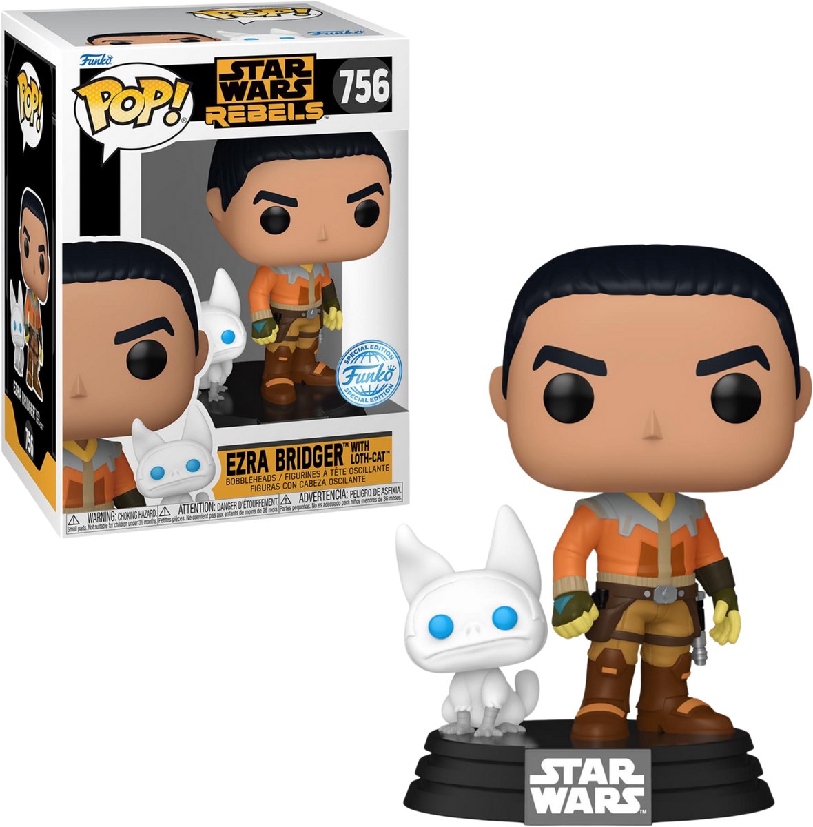 Funkopop! Star Wars - Rebels - Ezra Bridger #756 esclusiva Amazon