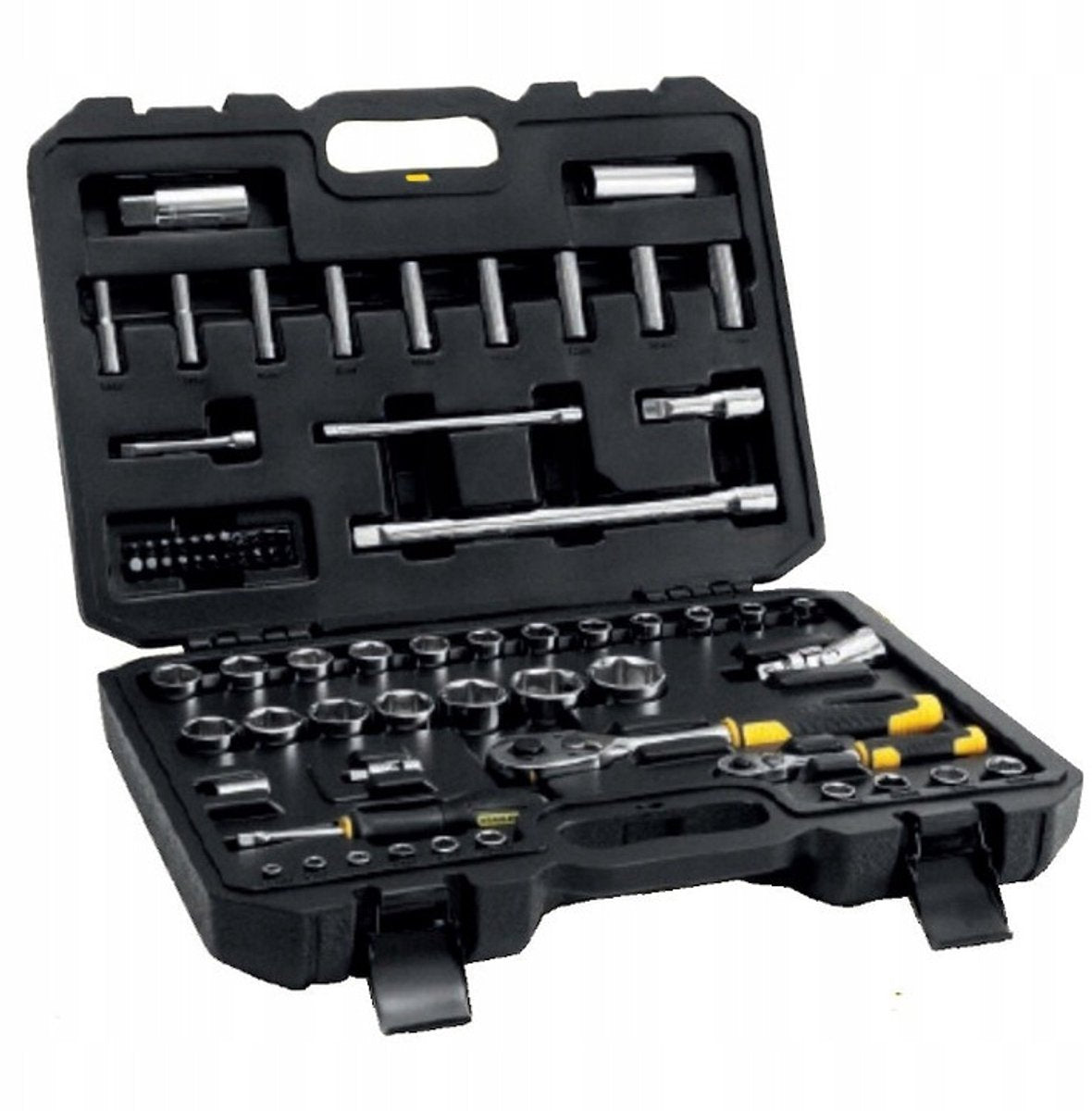Set chiavi a bussola Stanley 1 4 + 1 2 - 72 pezzi