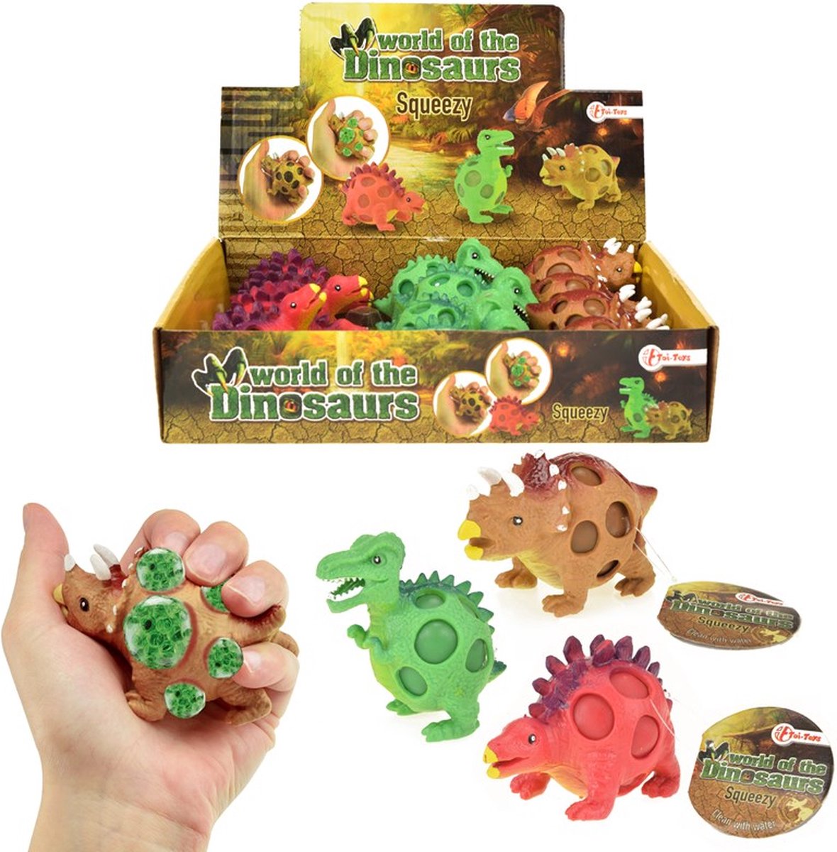 World of Dinosaurs Squeeze Dino Fidget
