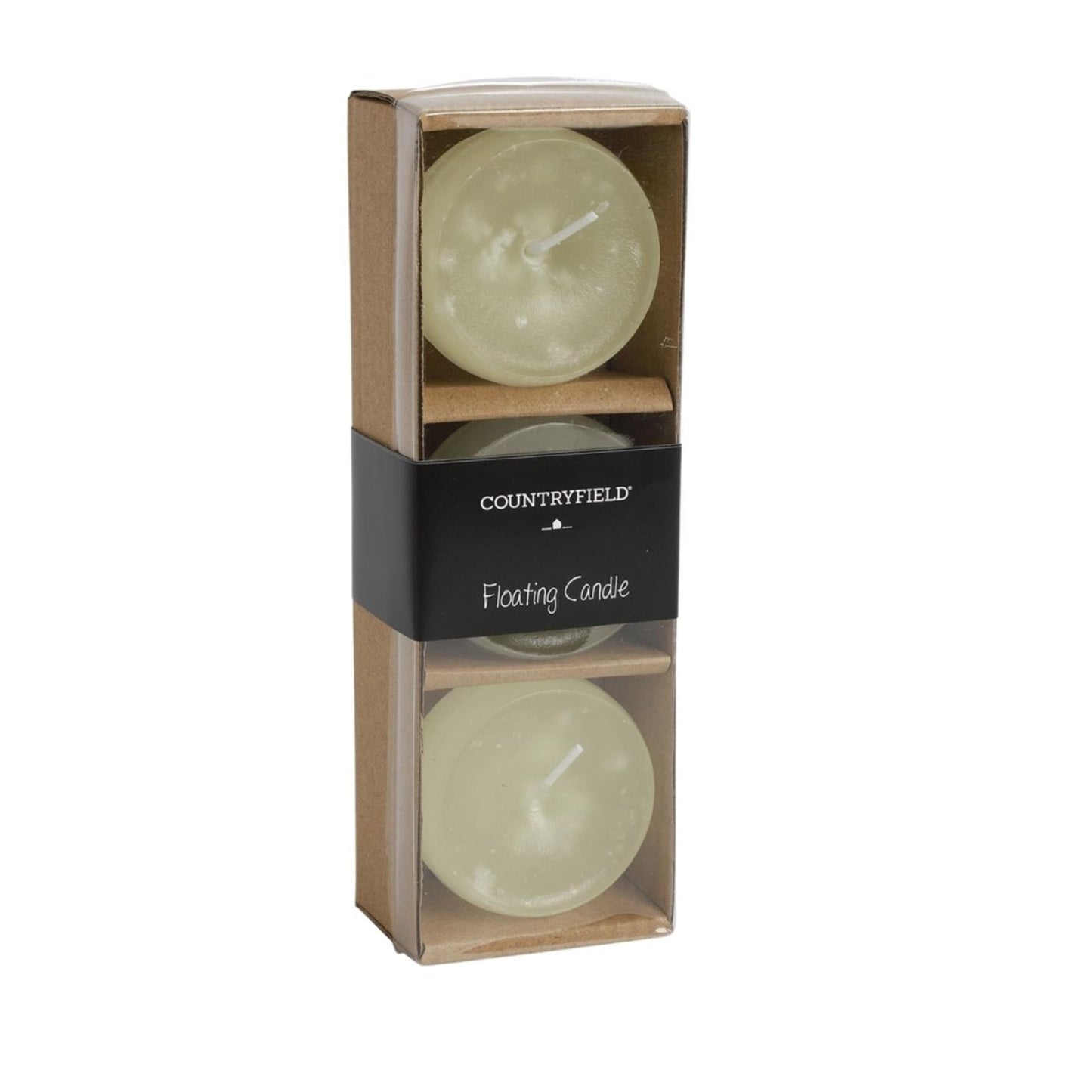 Velas flotantes Countryfield bollie crema