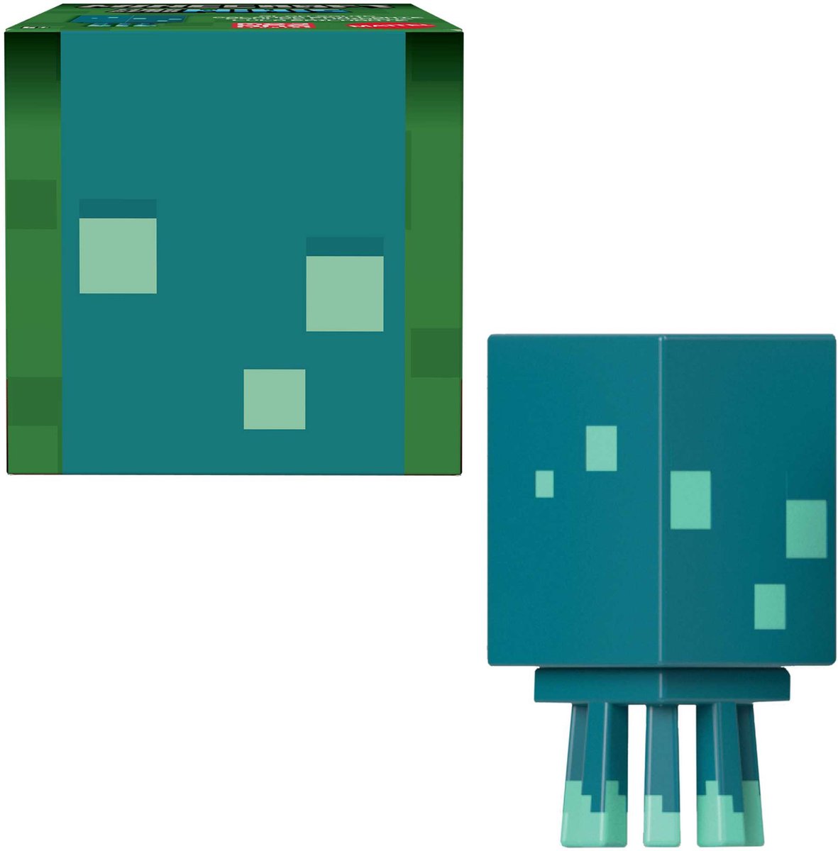 Mini teste di mob di Minecraft - personaggio da gioco - turchese