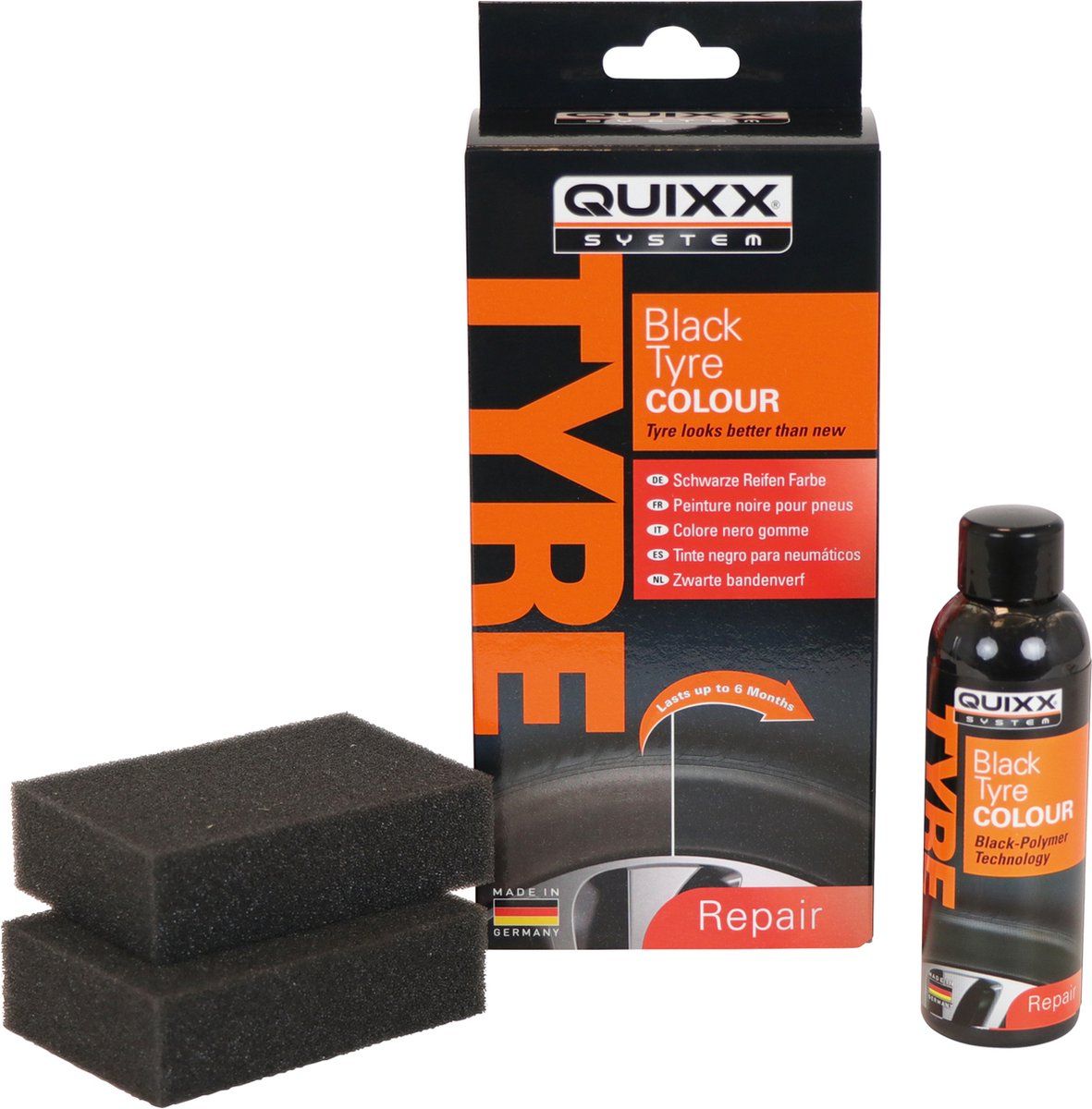 Quixx pneumatico nero colore pneumatico nero 75ml