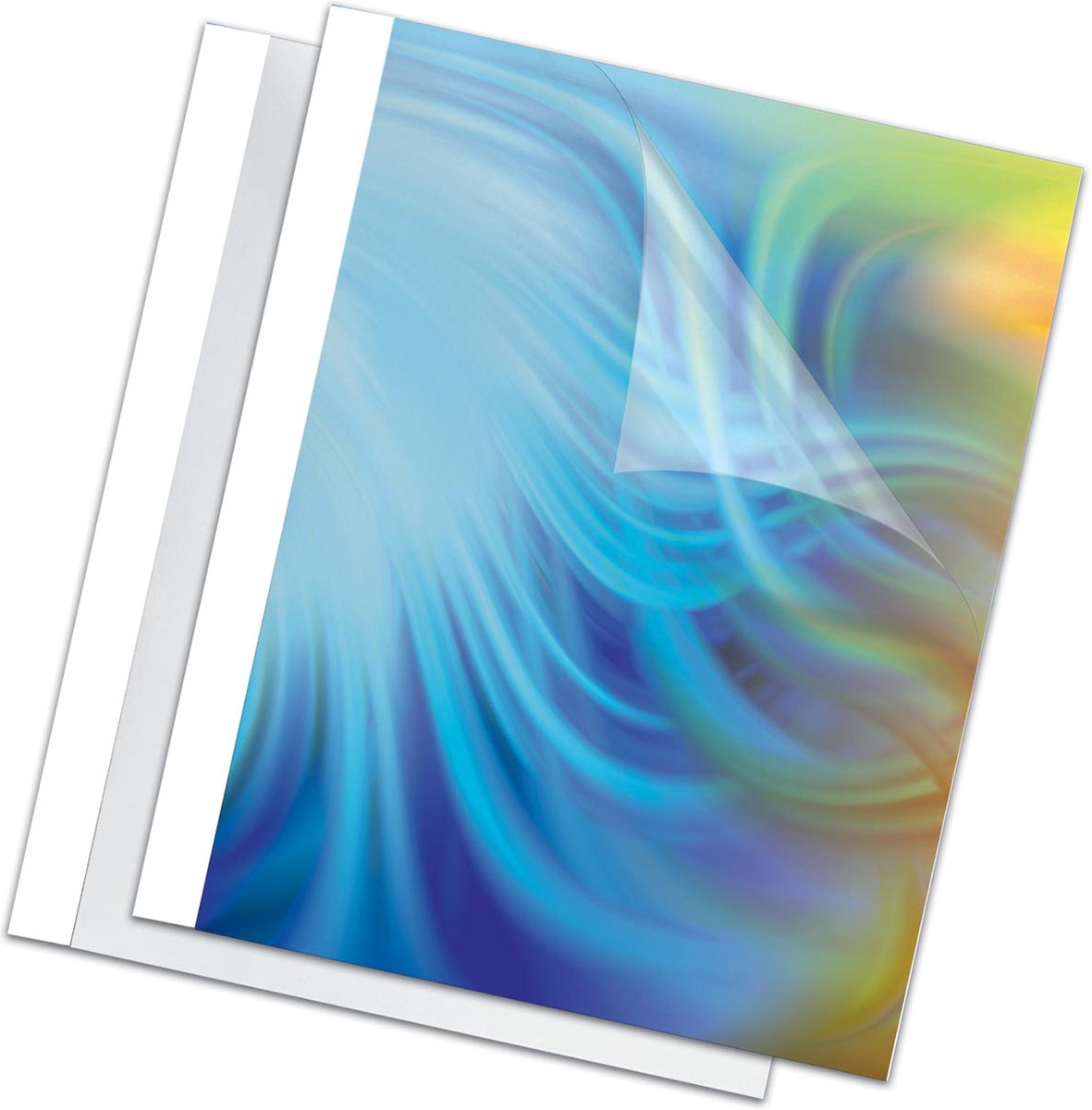 Coperture termiche Fellowes ft A4, 4 mm, confezione da 100