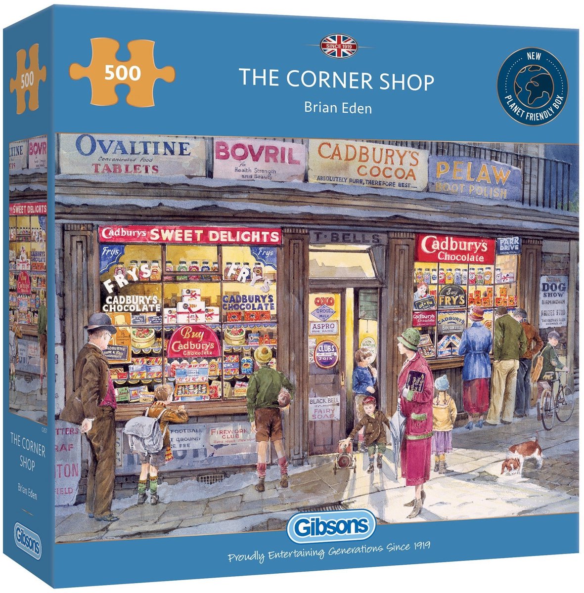 Gibsons - the corner shop (di brian eden) - 500 pezzi 48×34 cm (l×a) - puzzle per adulti