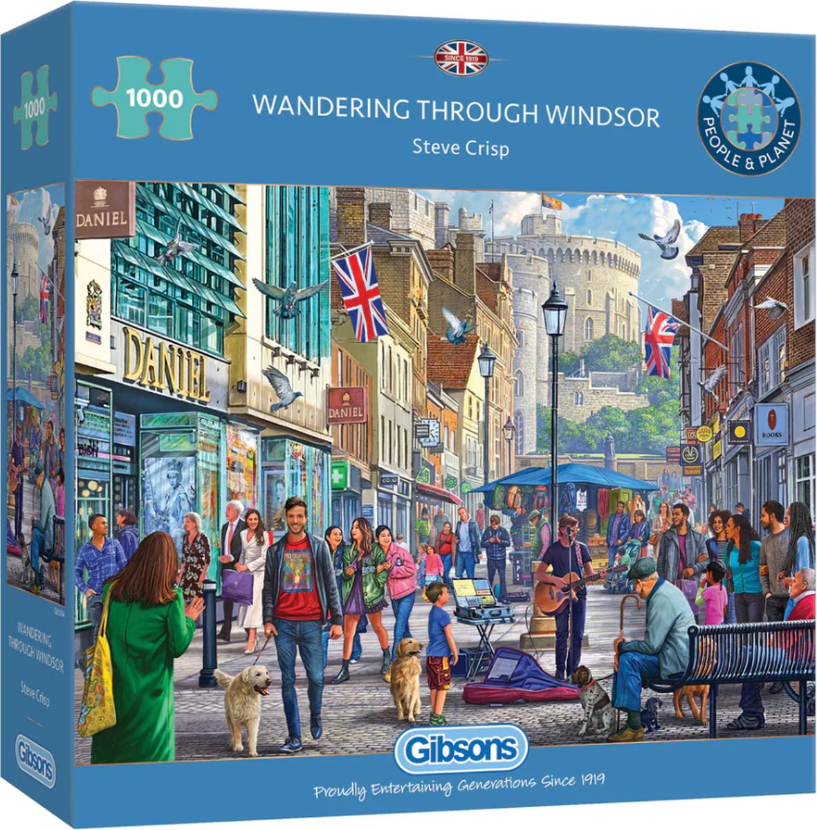 Gibsons - vagando per Windsor (di Steve Crisp) - 1000 pezzi 68×49 cm (l×a) - puzzle per adulti