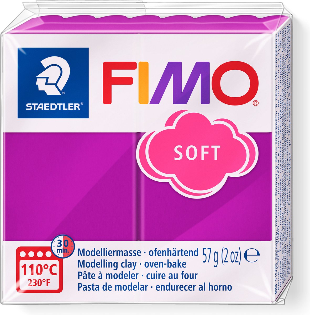 FIMO® morbido, viola, 57 gr 1 scatola