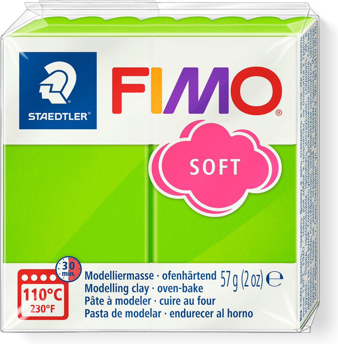 FIMO® morbido, verde mela, 57 GR 1 scatola