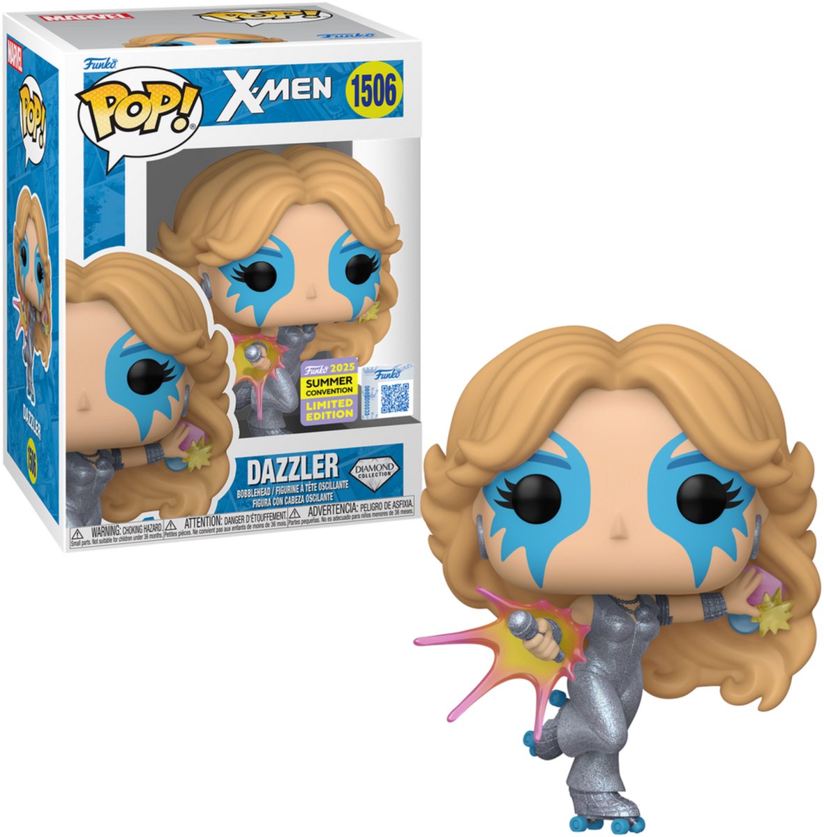 Funko pop! marvel: x-men - dazzler #1506 (2025 summer convention exclusive)