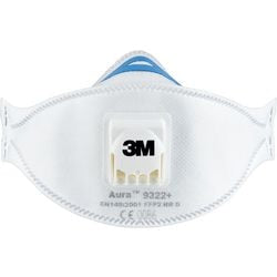 Maschera respiratoria 3m 9322c2 bianca monouso