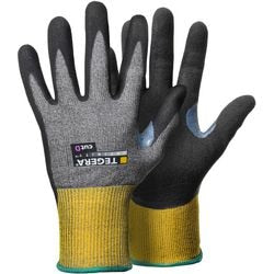 Nitrile handschoenen tegera 8807-8 maat 8 grijs