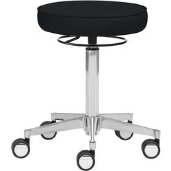 Sgabello girevole mayer sitzmöbel 1295_30572 tessuto nero