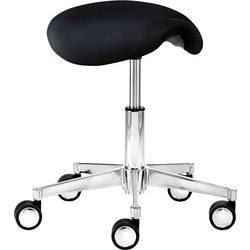 Sgabello girevole Mayer sitzmöbel 1297_30572 tessuto nero