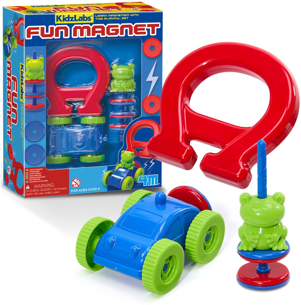 4m scienza e giochi - giocare con i magneti - kidzlabs - 5+