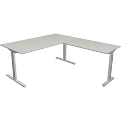 Kerkmann desk 11023011 form 2 light gray, silver