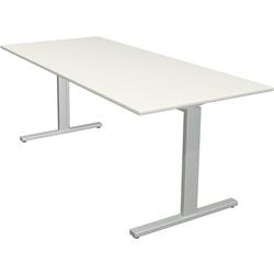 Kerkmann desk 11020710 height adjustable white, silver