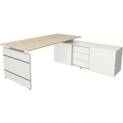 Kerkmann desk 11447150 graphite corner desk