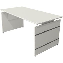 Kerkmann sit-stand desk 114418.1 rectangular white