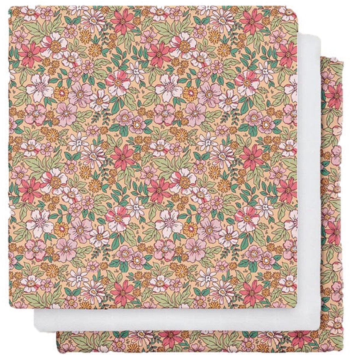 Blossom | panni idrofili multicolore 60 x 60 cm - 3 pezzi