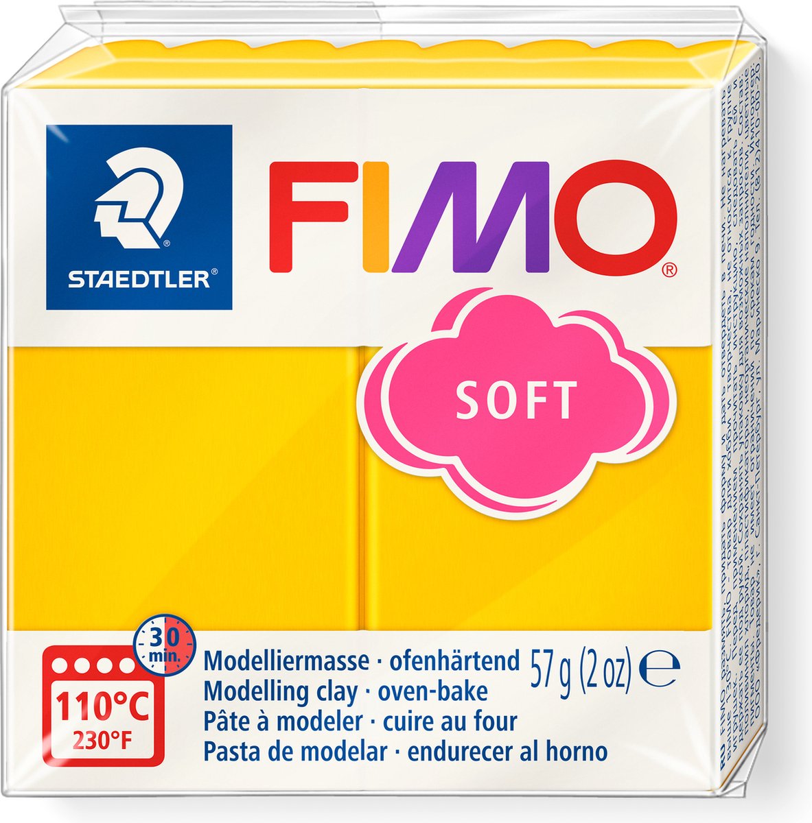 FIMO® morbido, giallo sole, 57 gr 1 scatola