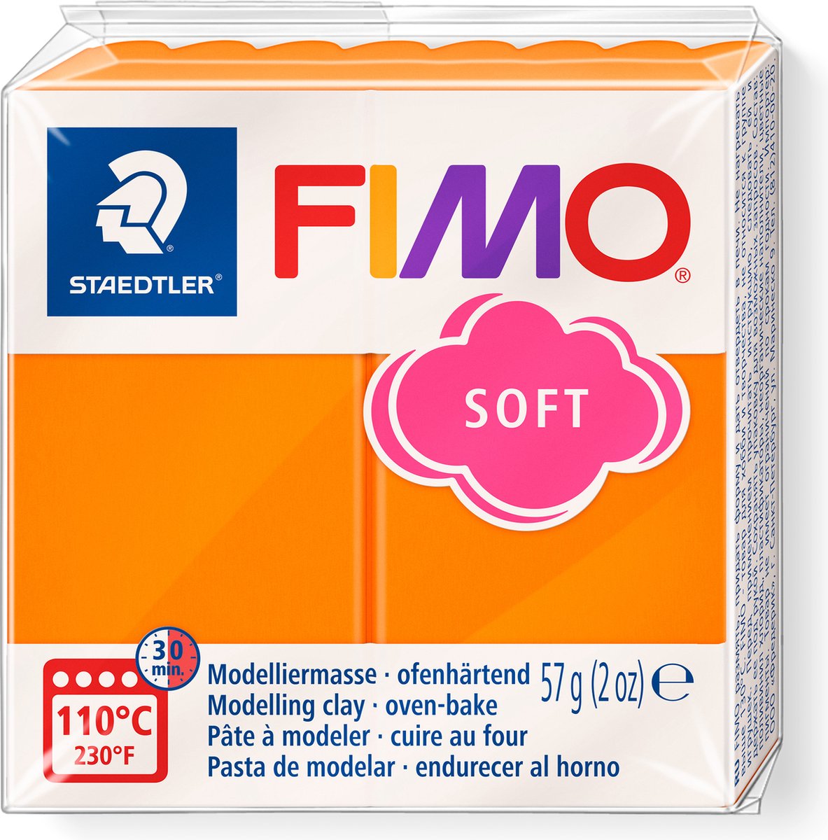 Fimo® suave, mandarina, 57 gr 1 botella