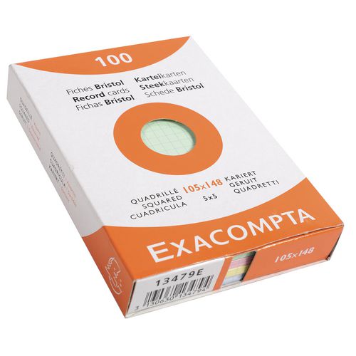 Fichas gama de colores exacompta 13479e papel