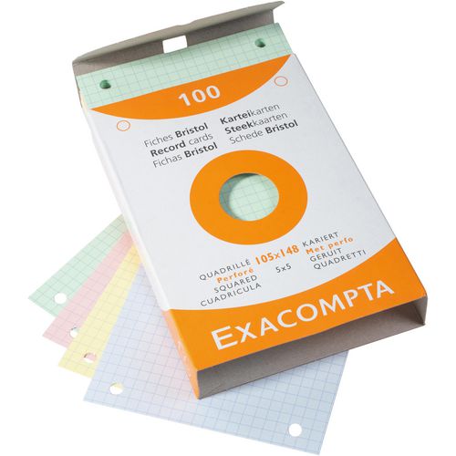 Schede exacompta 13659e carta gamma colori