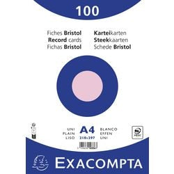 Schede exacompta 10336e carta rosa