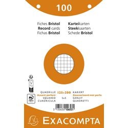 Schede exacompta 10653e carta gamma colori