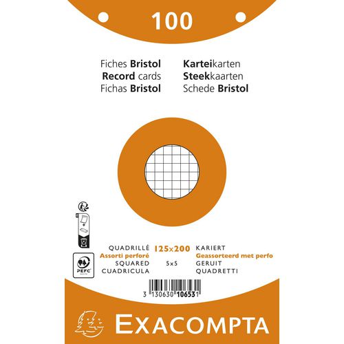 Fichas gama de colores exacompta 10653e papel