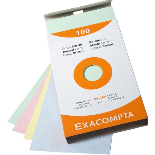 Fichas gama de colores exacompta 13273e papel