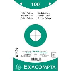 Fichas exacompta 10603e papel blanco