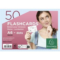 Fichas exacompta 10352e papel azul