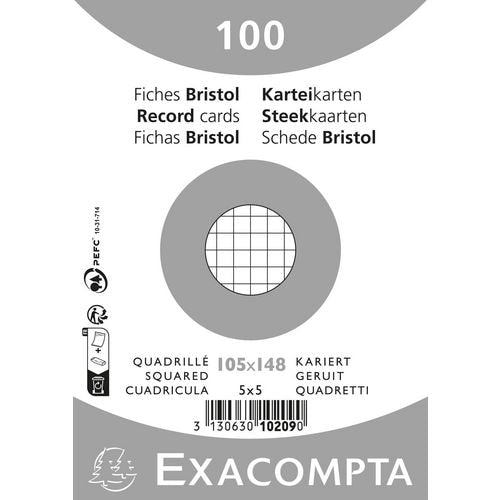 Fichas exacompta 10209e libro blanco