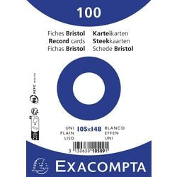 Schede exacompta 10509e carta bianca