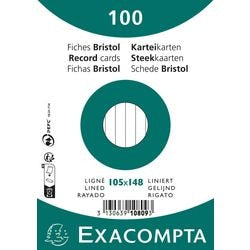 Schede exacompta 10809se carta bianca