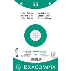 Fichas exacompta 12603e papel blanco