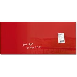 Tagliere in vetro sigel gl242 rosso 1300x550x15 mm