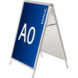 Señal de acera maul 6631208 105 x 45 x 67,3 cm plata