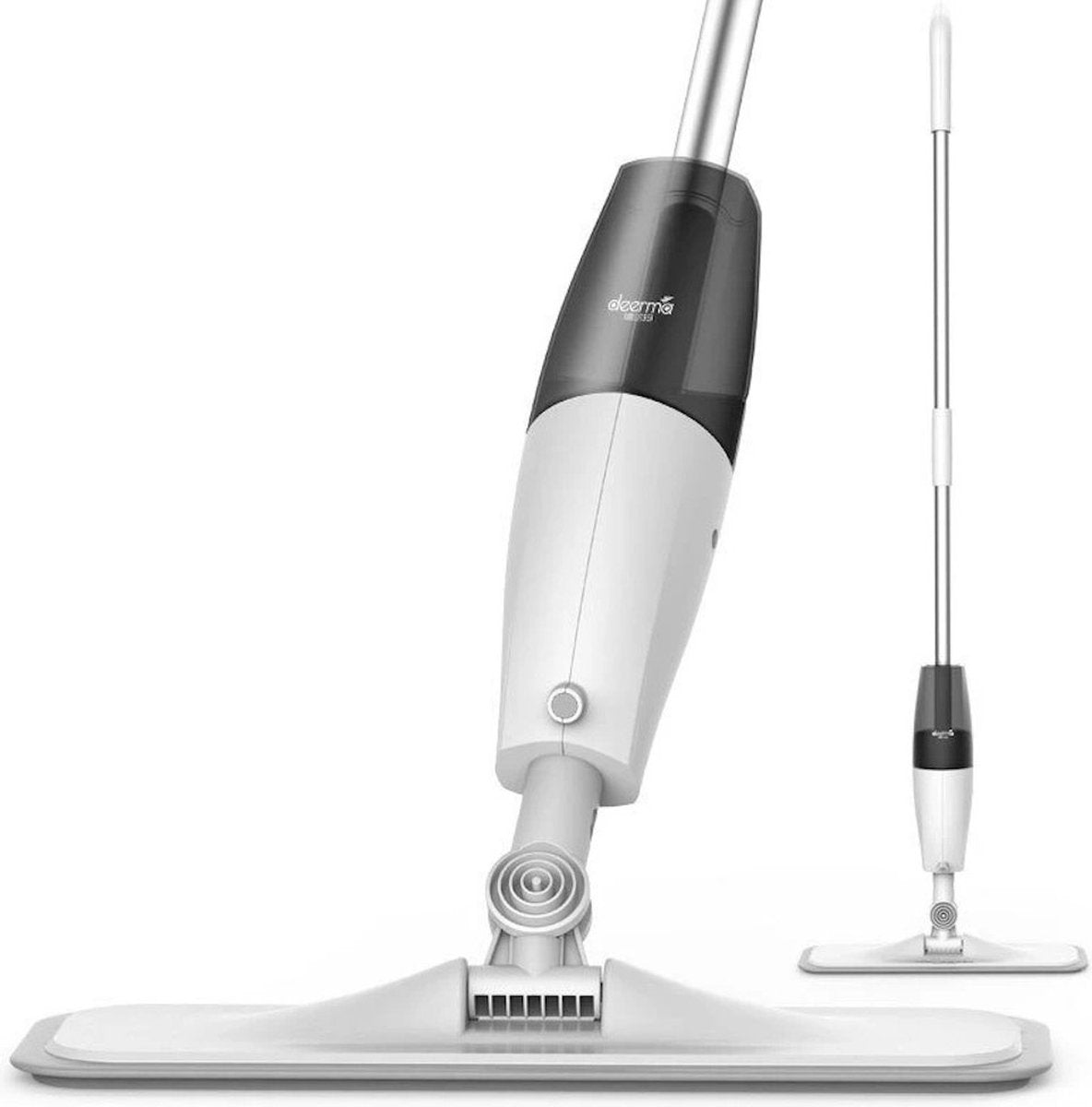 Deerma mop TB500 con manico spruzzatore d'acqua - serbatoio acqua 350ml - lavapavimenti - lavapavimenti - panno in microfibra - leggero - ruotabile a 360º