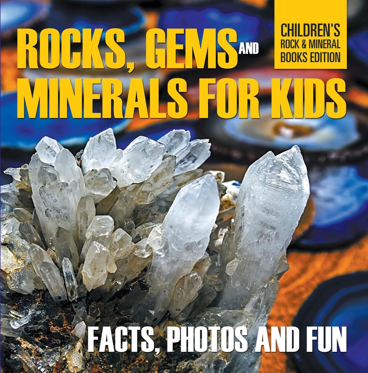Rocce, gemme e minerali per foto di fatti per bambini e divertenti edizioni di libri sui minerali di roccia per bambini