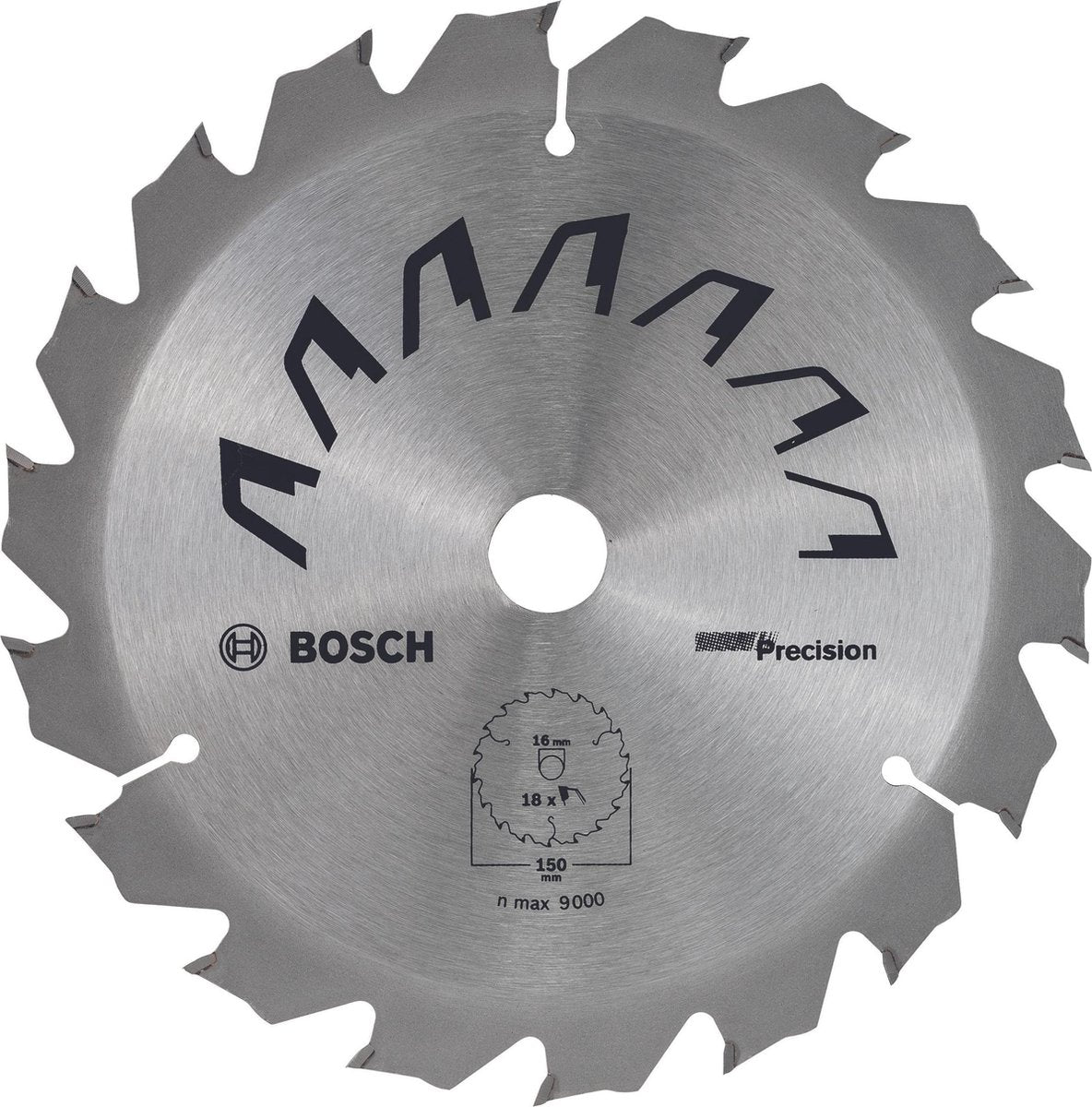 Bosch cirkelzaagblad 150x1.5 0.85x16 18t