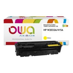 Cartuccia toner owa w2032a giallo 2100p