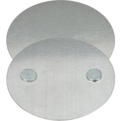 Piastra di montaggio per rilevatore di fumo brennerstuhl br1000 argento