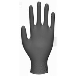 Guanti monouso nitrex gp0033 nitrile medio (m) nero