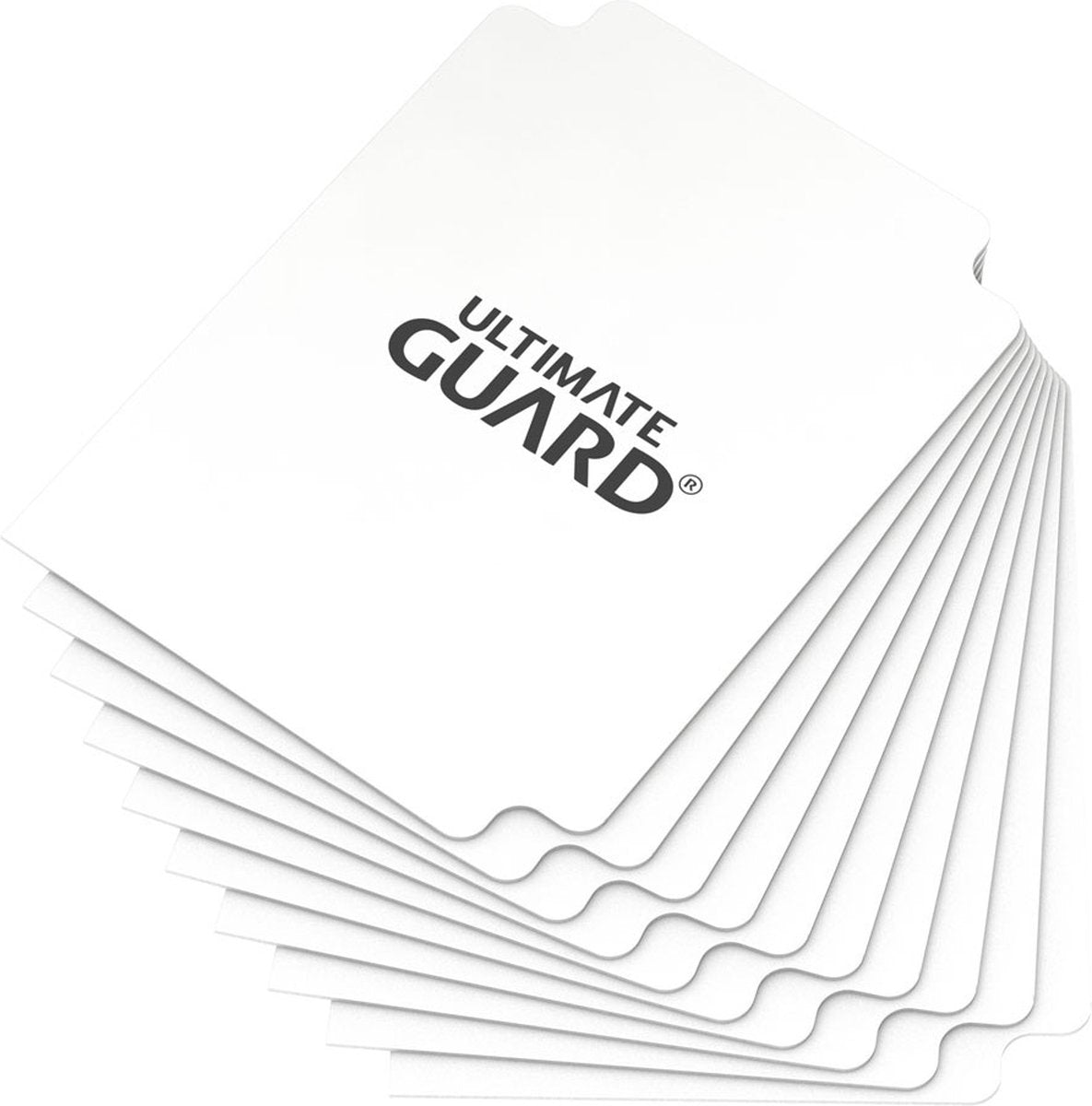 Separadores de tarjetas Ultimate Guard tamaño estándar (10) - blanco