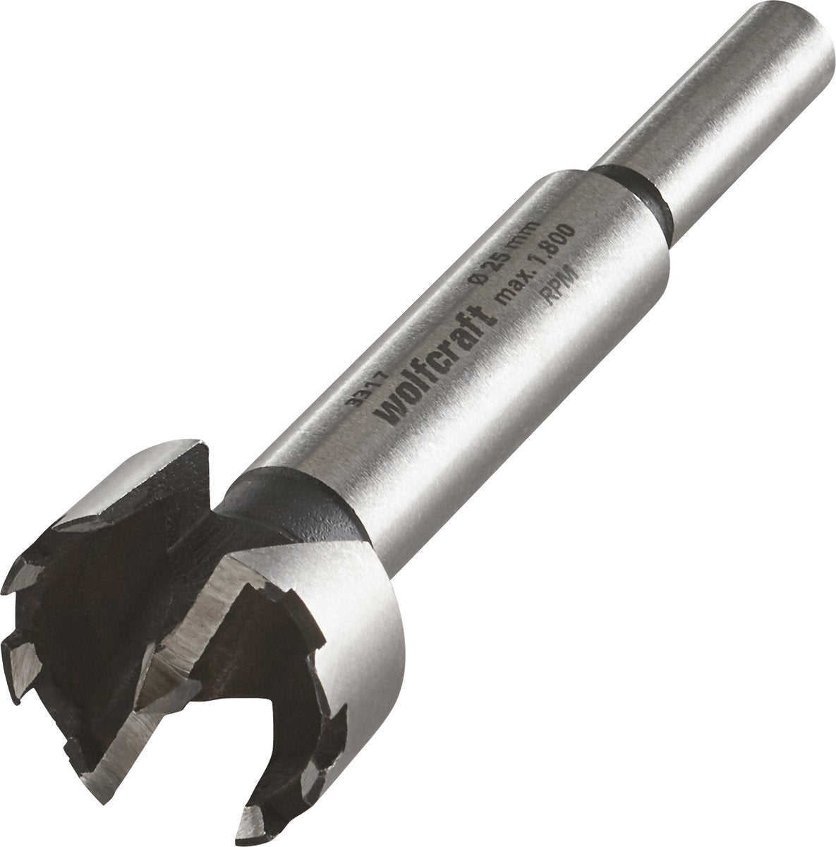 Wolfcraft - scharnierboor 25mm - forstnerboor - houtcilinderboor - 3317000
