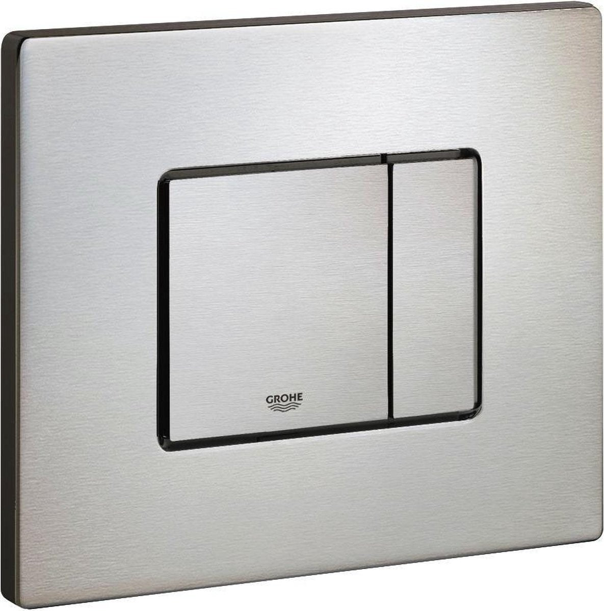 Inodoro con panel de control Grohe skate cosmopolitan - horizontal - doble descarga - acero inoxidable